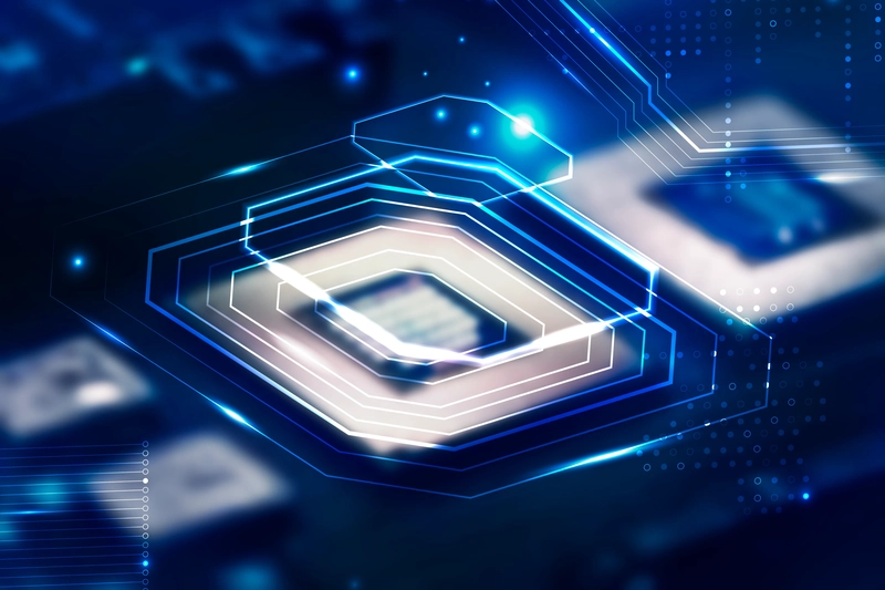 technology futuristic chip